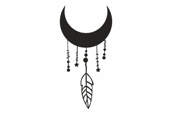 Download Boho Moon SVG, Moon SVG, Bohemian Moon - Bohemian moon Collection