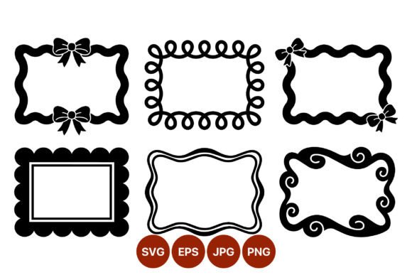Download Black Decorative Frame Bow Set - Decorative frame Collection