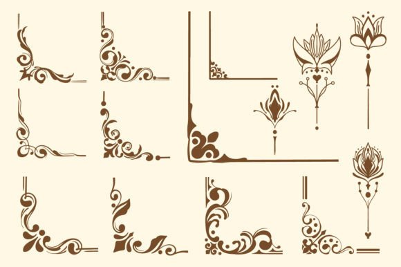 Download Corner Ornamental Frame - Ornamental frame Collection