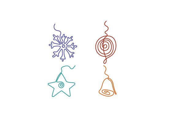 Download Christmas Line Art Doodles - Premium Resources