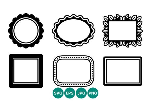 Download Decorative Frame Shapes Vector Set - Decorative frame Collection
