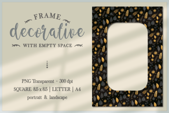 Download Floral FRAME PNG - Decorative Frame - Premium Resources