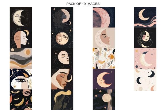 Download Bohemian Moon Backgrounds - Bohemian moon Collection