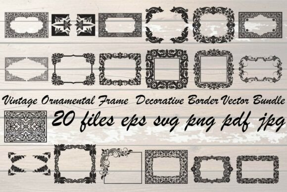 Download Vintage Ornamental FrameDecorative - Ornamental frame Collection