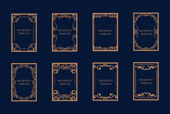 Download Vector Decorative Frame Template - Premium Resources